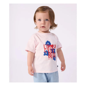 Petit Bateau – T-Shirt aus Bio-Baumwolle mit Erdbeeren | Weiß