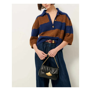 Sessùn - Diviluz Puffy Ledertasche | Schwarz