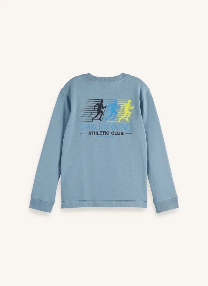 Scotch & Soda - Kunstbedrucktes T-Shirt aus Bio-Baumwolle | Mavi