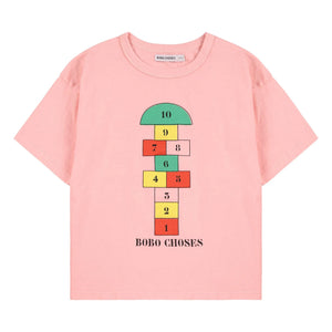 Bobo Choses - Marelle Bio-Baumwoll-T-Shirt | Rosa