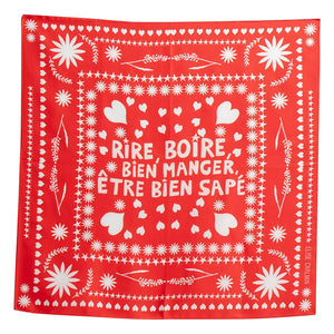 Elise Chalmin - Ben Bandana Seidentuch | Rot