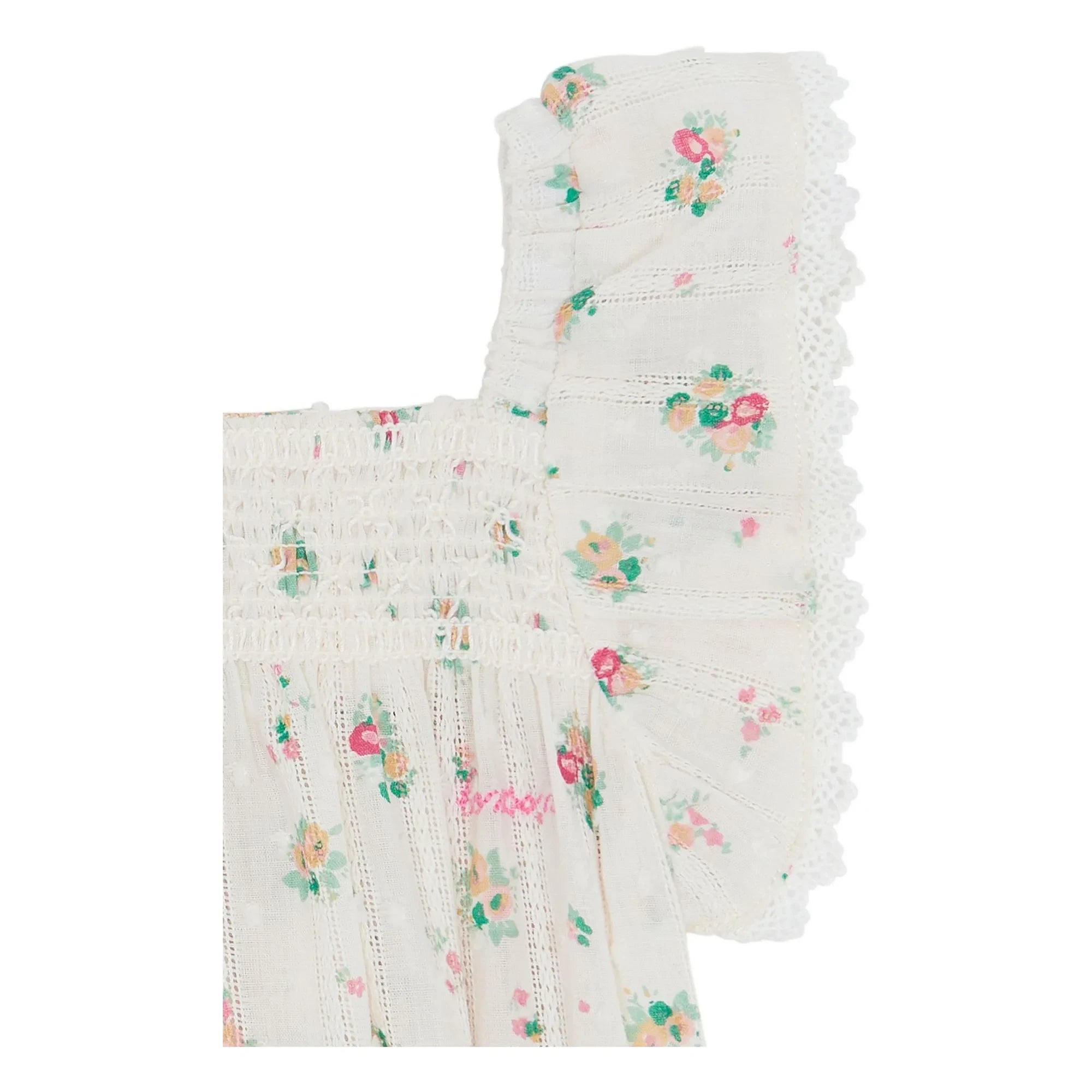 Bonton - Lalix Bouquets Smok-Overall | Weiß