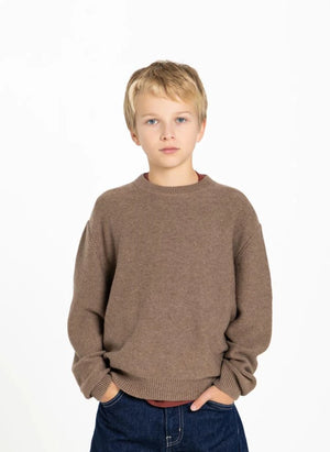 Smallable Kid - Matteo Wolle Pullover | Dunkelbraun