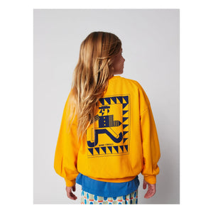 Bobo Choses - Sweatshirt Brush Bio-Baumwolle | Gelb