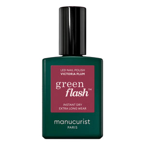 Manucurist - Green Flash Semi-Permanenter Nagellack - 15 ml | Victoria plum