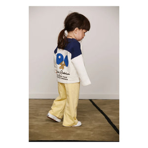 Mini Rodini - Sweatshirt mit Bio-Baumwolle „Ping Pong“ | Weiß