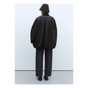Cordera - Häkelkragen Jacke | Schwarz