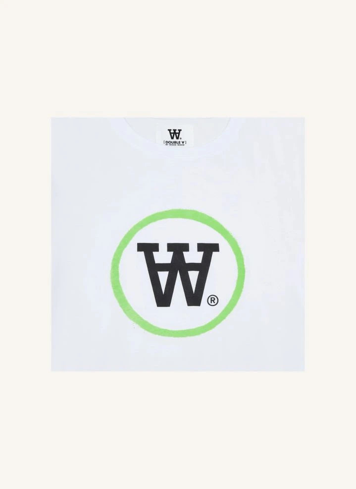 Wood Wood - Ace Organische Baumwolle Logo T-Shirt - Erwachsenen Kollektion | Grün