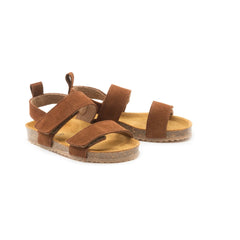 Pèpè - Two Con Me - Doppelschnallen Sandalen in Sandfarbe | Braun