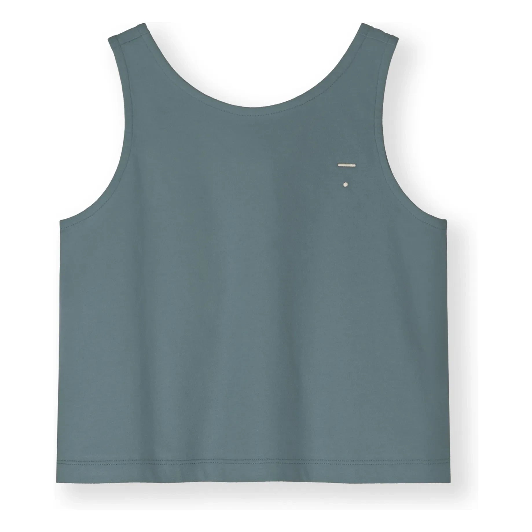Gray Label - Bio-Baumwoll-Oberteil in Kastenform | Graublau