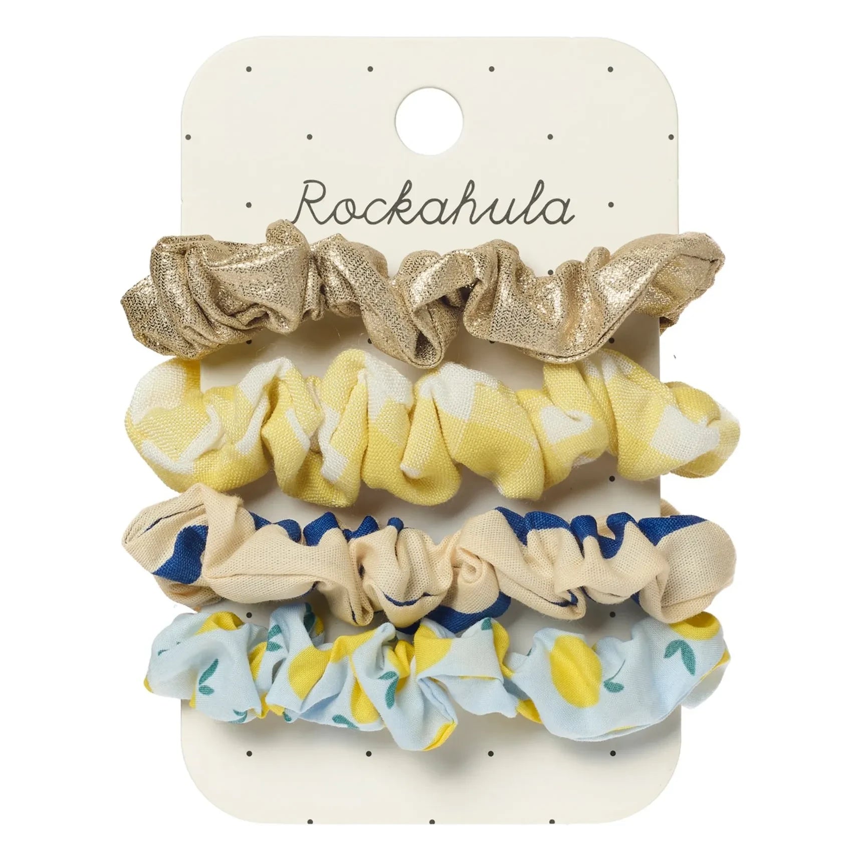 Rockahula Kids - 4er-Set Zitronen-Haargummis | Gelb