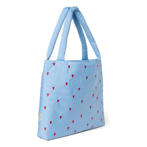 Studio Noos - Puffy Hearts Mama Tasche | Hellblau