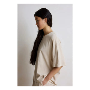 Hod – Ambre Baumwoll-T-Shirt | Creme