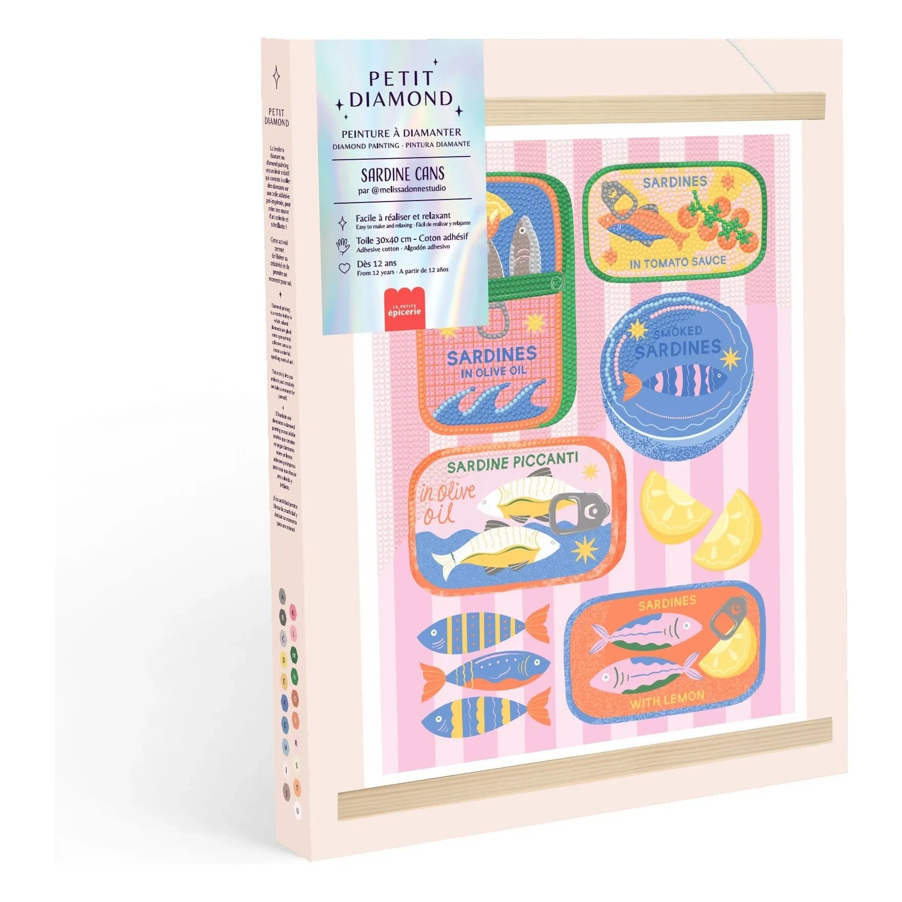 La Petite Épicerie - Diamond Painting Kit - Sardinendosen
