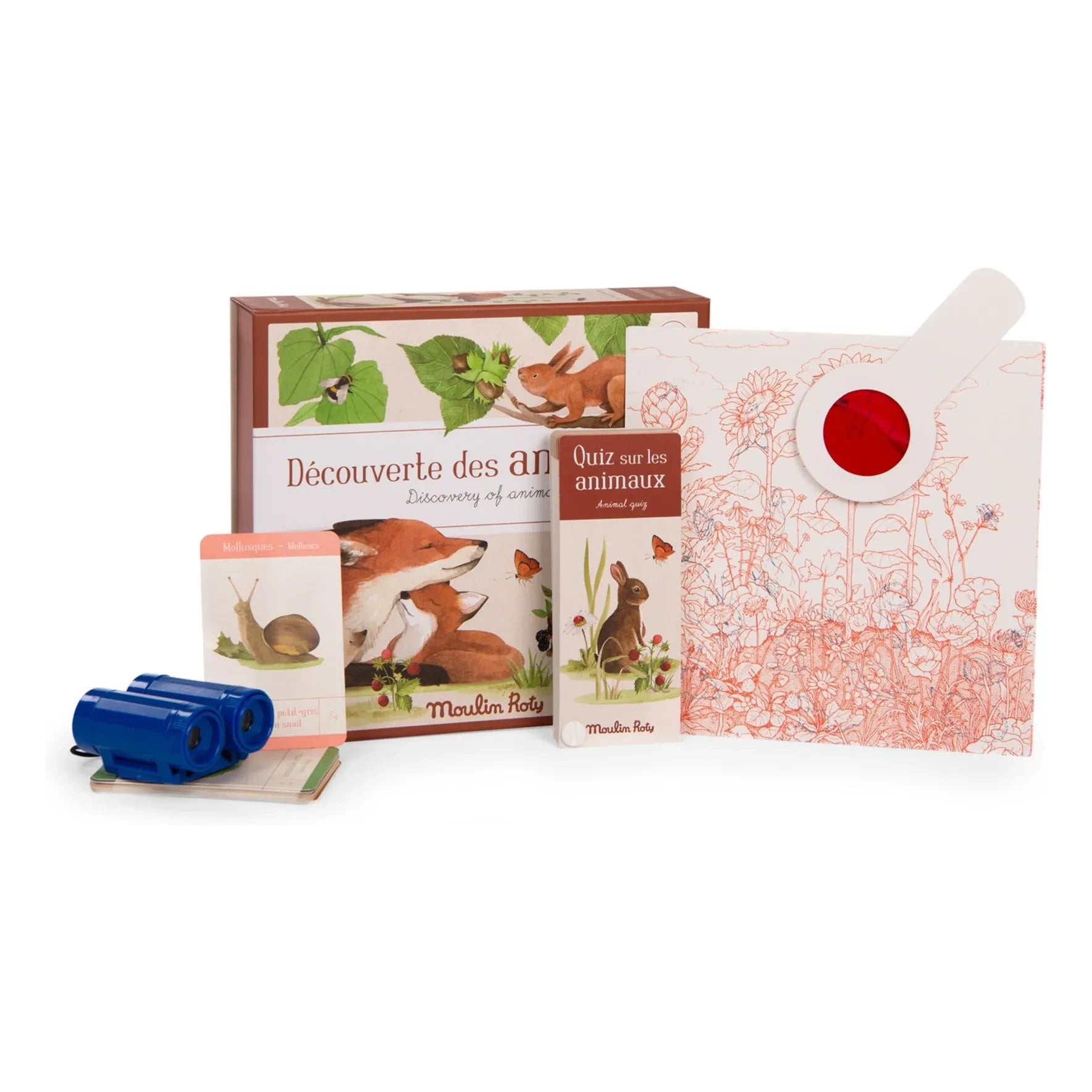 Moulin Roty - Gartentiere Entdeckerset - Le jardin du Moulin