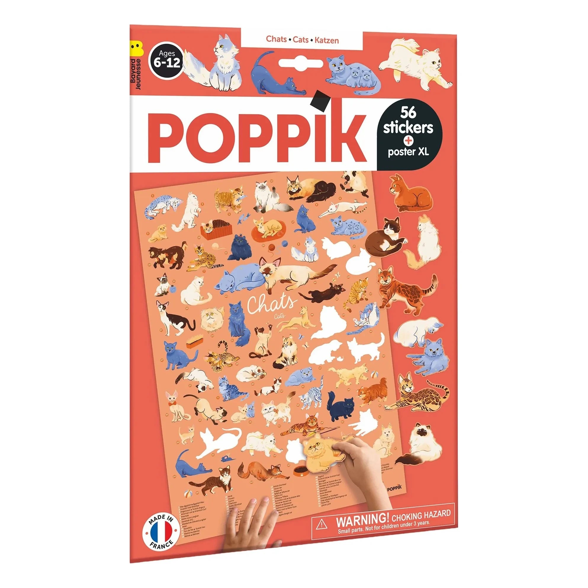 Poppik – Poster-Sticker Die Katzen