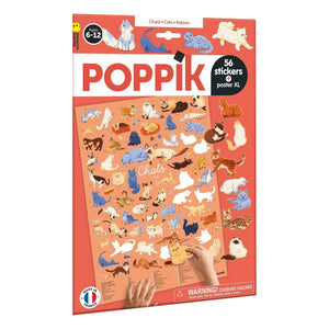 Poppik – Poster-Sticker Die Katzen
