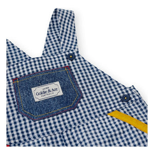 Goldie + Ace - Vichy Strampler | Navy