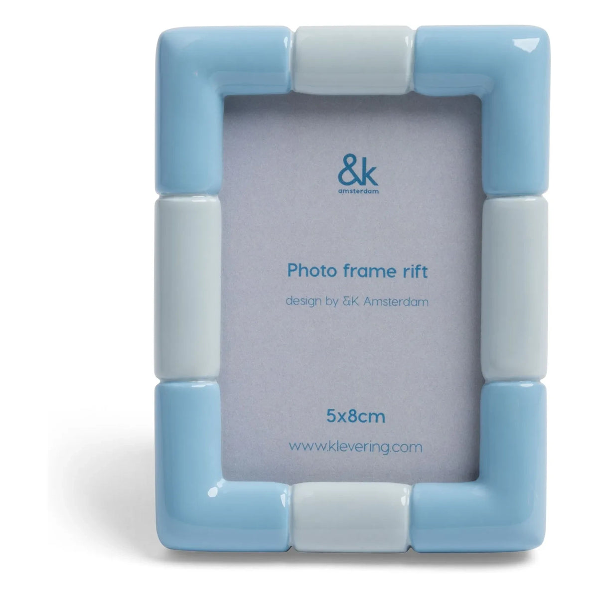 &Klevering - Rift Bilderrahmen | Eisblau