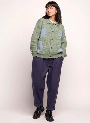 Olow - Kalama Strickjacke | Heather Grün