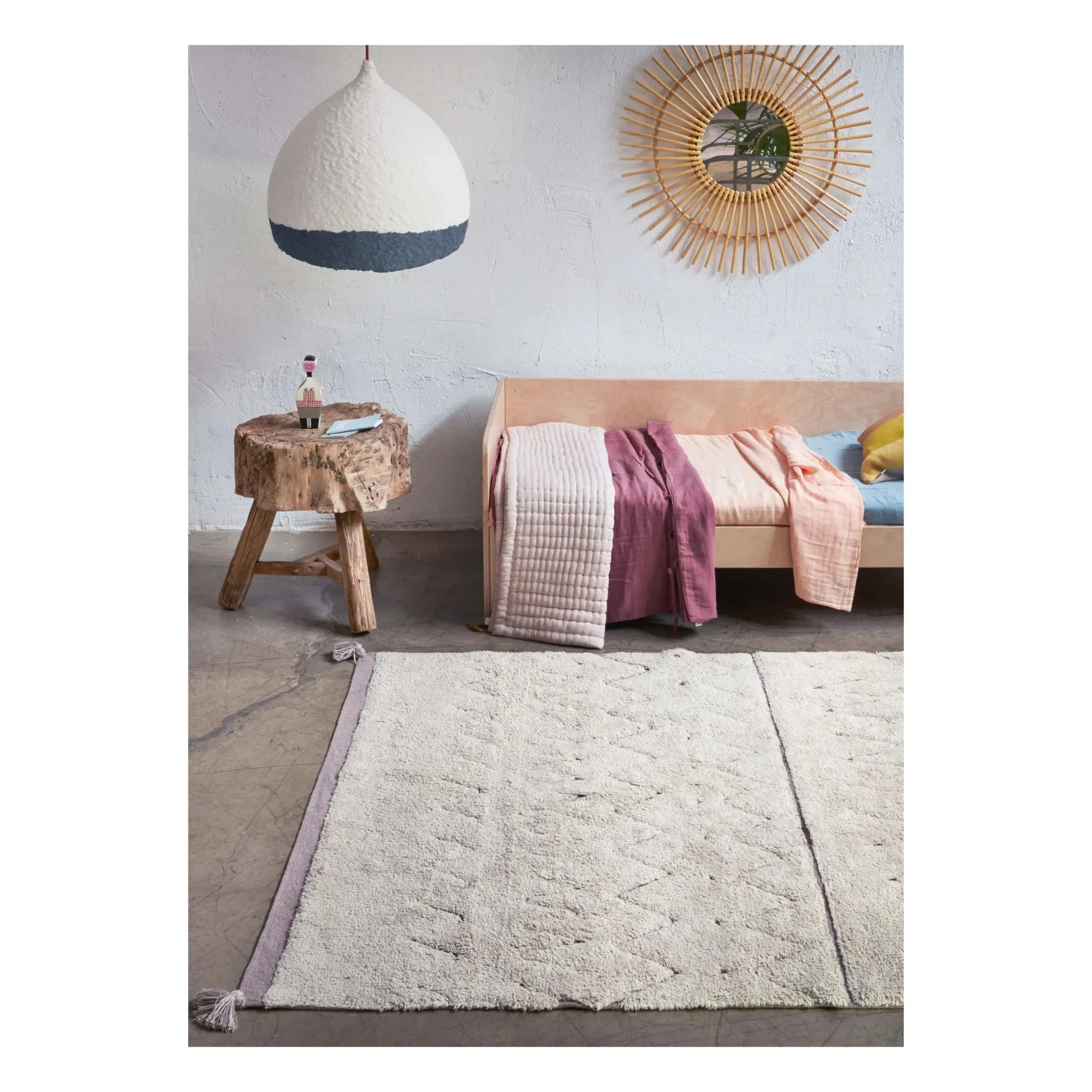 Lorena Canals - Azteca RugCycled Teppich | Ecru