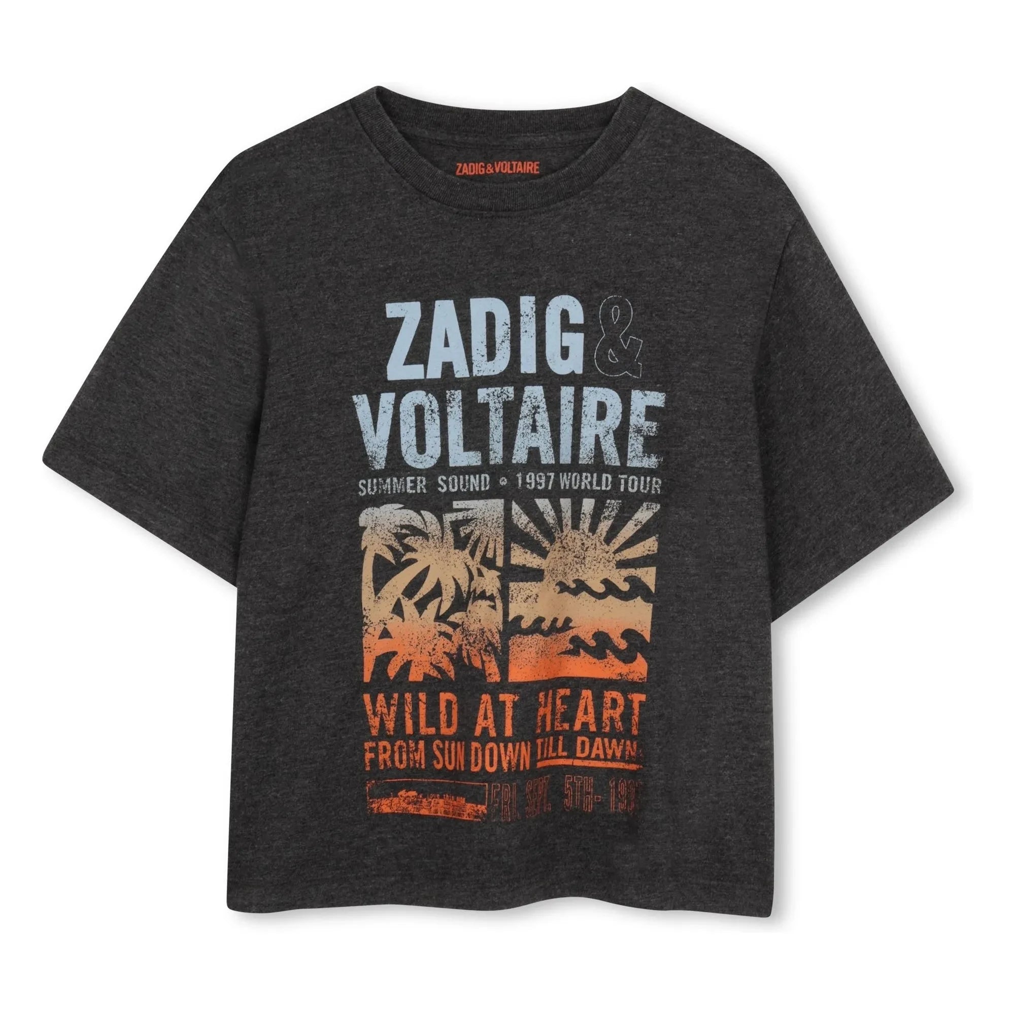 Zadig & Voltaire – Wild At Heart T-Shirt | Anthrazit