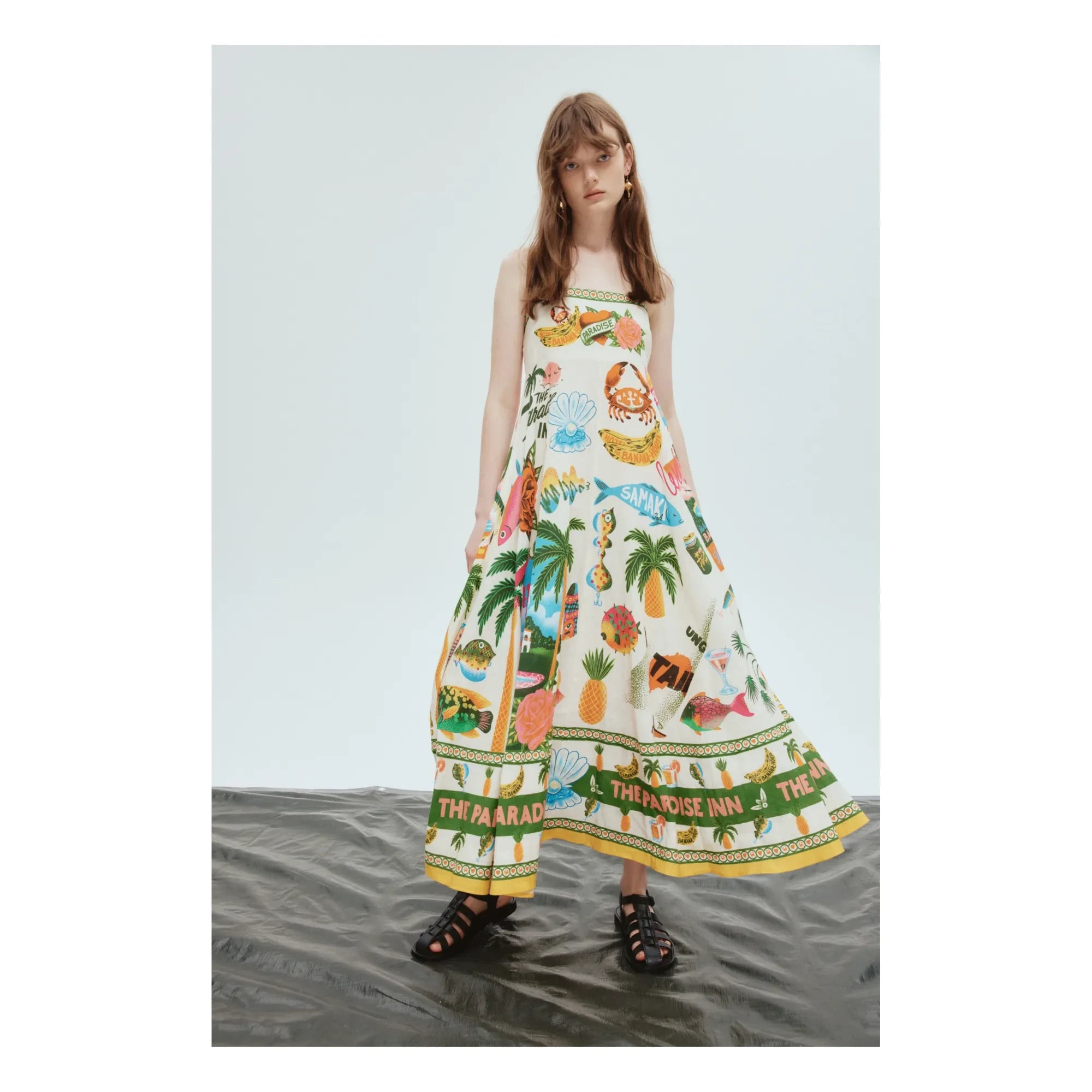 Alémais – Paradiso Leinenkleid | Ecru