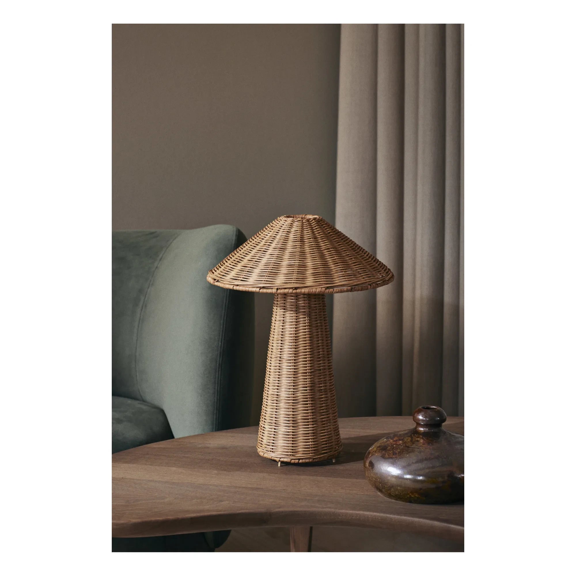 Ferm Living - Rattan Lampe Dou