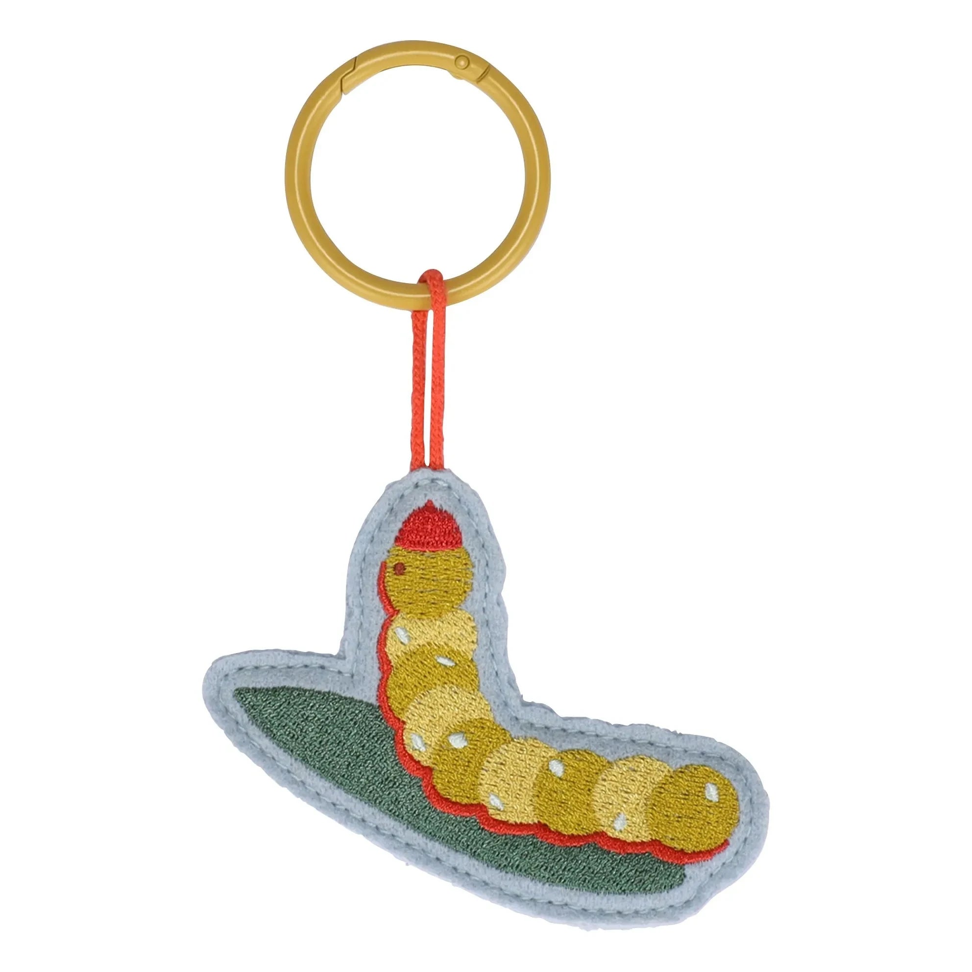 Sticky Lemon - Chenille-Schlüsselanhänger | Gelb