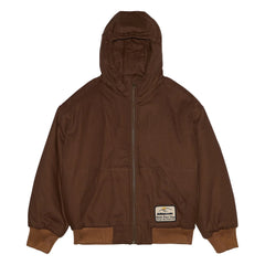 Hundred Pieces - Matte Kapuzenjacke | Braun