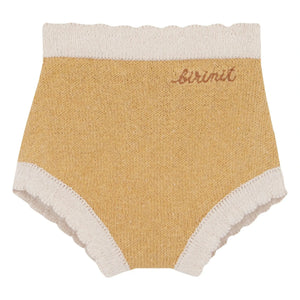 birinit - Sandfarbene Feinmaschige Wellenshorts für Babys