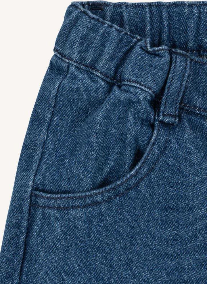Konges Sløjd - Jean Flare Elba Cherries Bio-Baumwolle | Blau