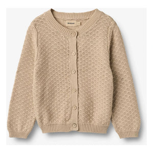 Weizen - Magnella Bio-Baumwoll-Cardigan | Ecru