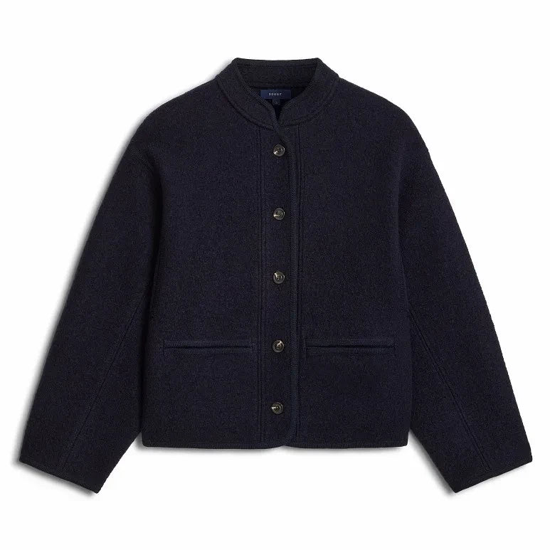 Soeur - Olympe Jacke aus reiner Wolle | Marineblau