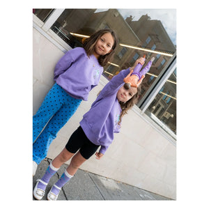 Mini Rodini - Sweat Heart Bio-Baumwolle | Lila