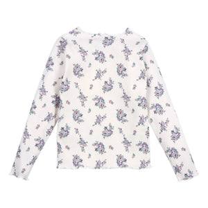 the new society - Floral Ribana T-Shirt | Beige