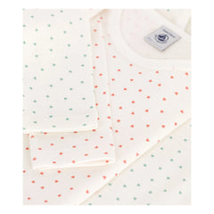 Petit Bateau - T-Shirt-Set mit Herz (2er-Pack) | Weiß