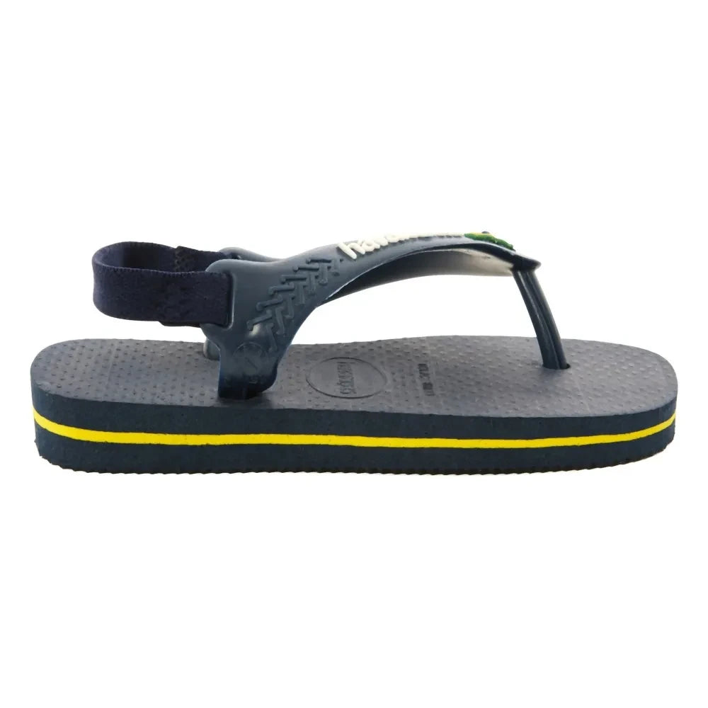 Havaianas - Logo Brasil Baby Zehentrenner | Nachtblau