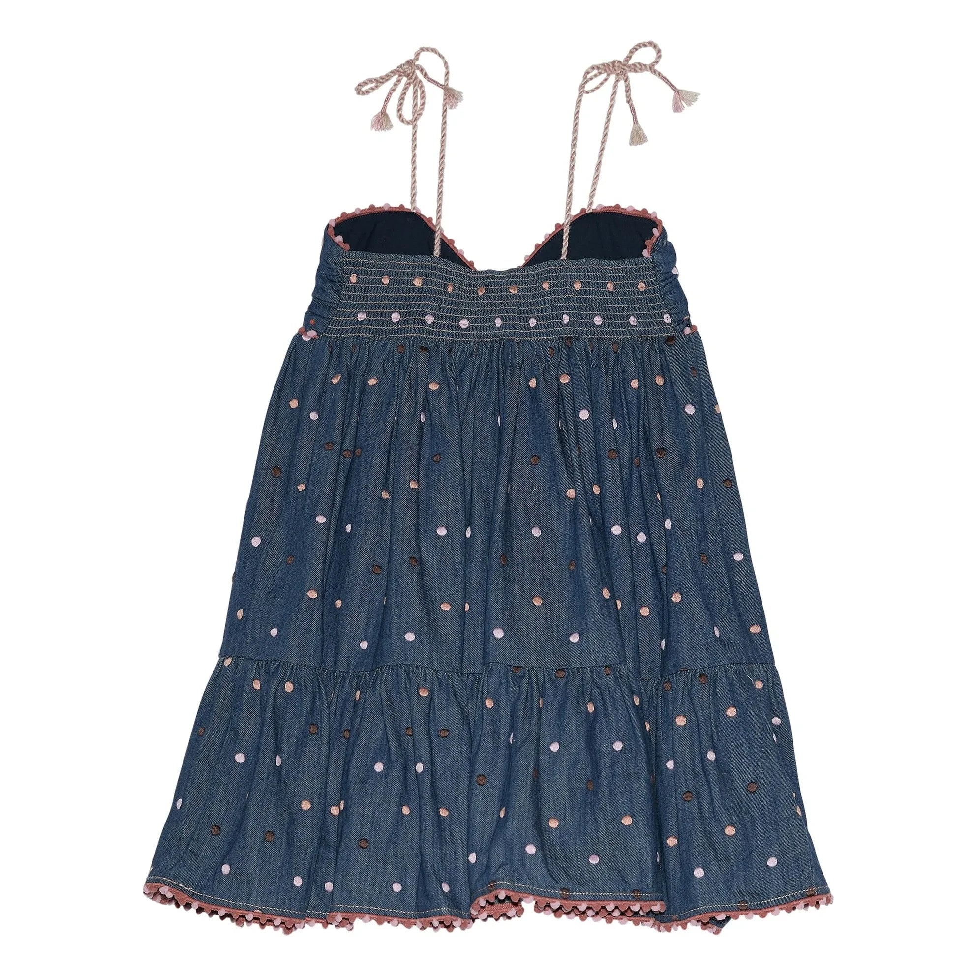 Zimmermann - Awaken Pois Jeanskleid | Dunkelblau