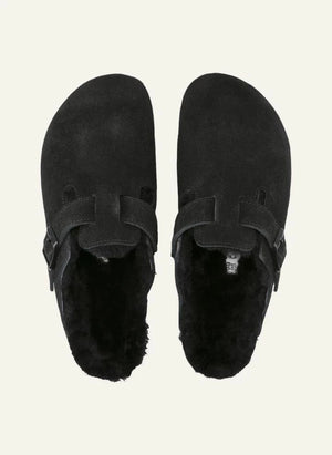 BIRKENSTOCK - Boston Shearling Clogs - Erwachsenen-Kollektion | Schwarz