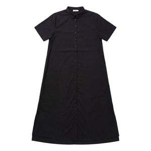 Hod - Tampa Baumwollkleid | Schwarz