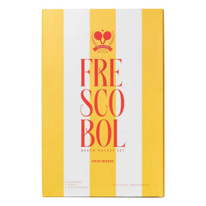 PrintWorks - Frescobol Strandschläger - 2er Set | Gelb