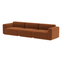 & Tradition - Develius EV1, 3-Sitzer Samtsofa | Cannelle