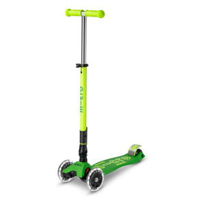 Micro - Maxi Faltbarer Neon LED Scooter | Grün