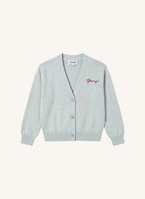 Smallable Kid - Alvi Glow Up Wolle Strickjacke | Hellblau