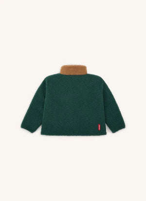 Hello Hossy - Fleecejacke mit Reißverschluss | Grün