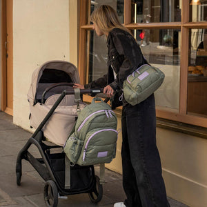 Avery Row Changing Backpack - Olive Green-Changing Bags-Olive Green- | Natural Baby Shower