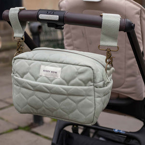 Avery Row Stroller Organiser Bag - Sage-Stroller Organisers-Sage- | Natural Baby Shower
