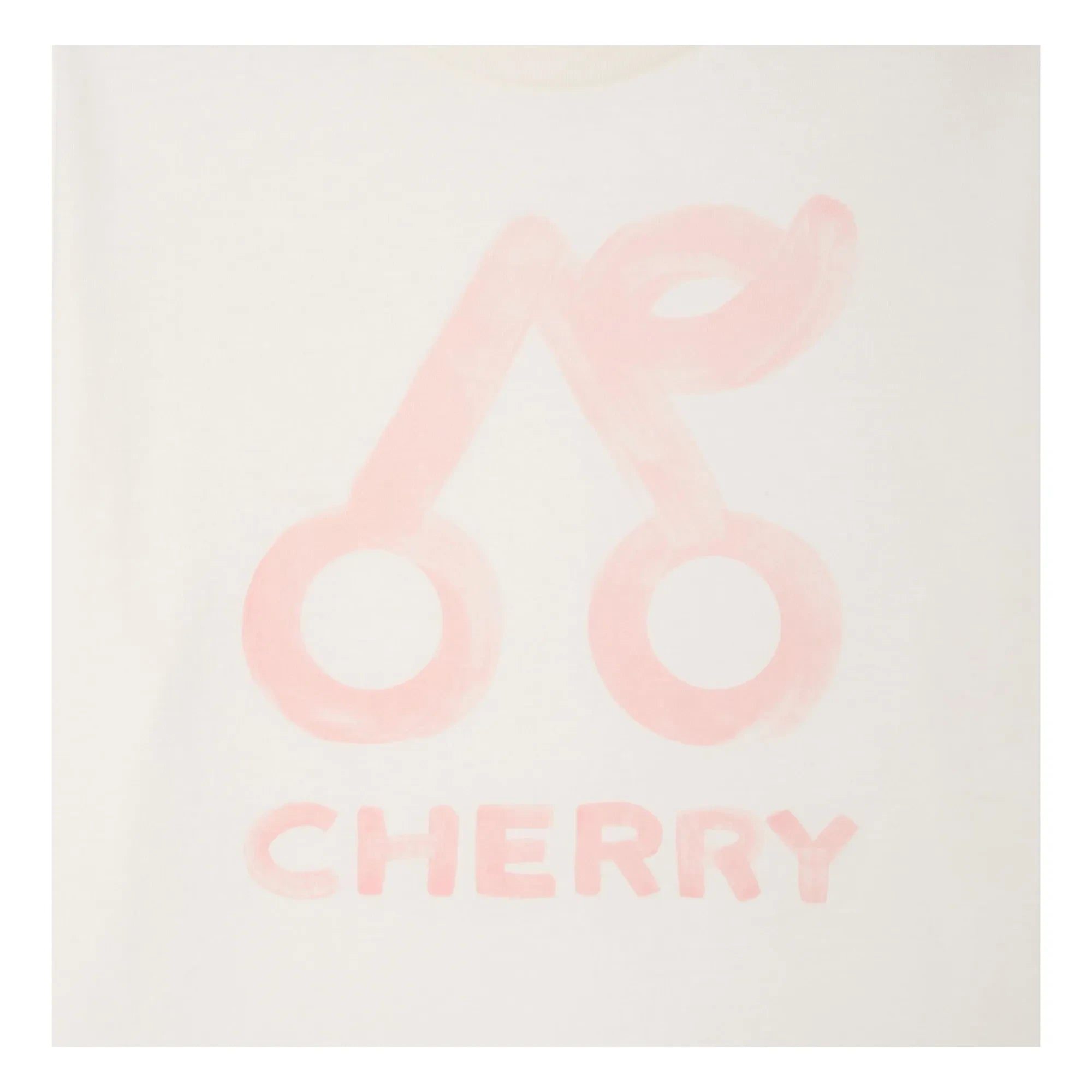 Bonpoint - Lele Cherry T-Shirt aus Bio-Baumwolle | Creme