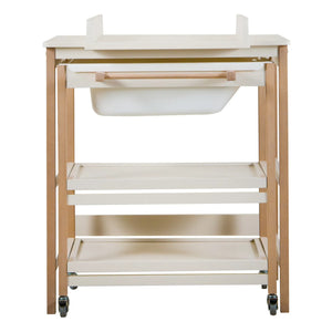 Quax - Wickeltisch mit smarter Badewanne | Clay